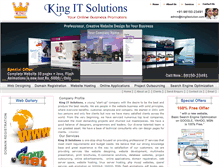 Tablet Screenshot of kingitsolution.com
